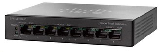 Cisco switch SF110D-08HP, 8x10/100, PoE