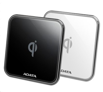 ADATA Charging pad CW0100, wireless, black / nabíjecí podložka, bezdrátová, černá
