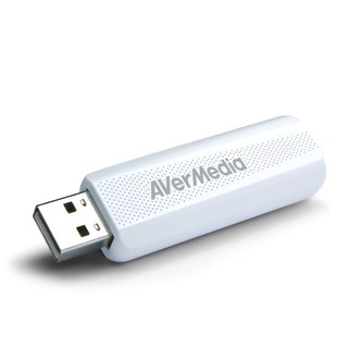 AVERMEDIA TV tuner DVB-T2 TD310, externí, USB, bílý