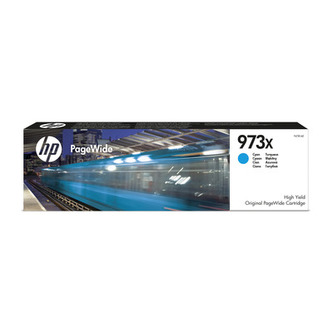 HP 973X High Yield Cyan Original PageWide Cartridge