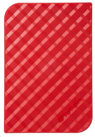 VERBATIM HDD 2.5\" 1TB Store 'n' Go Portable Hard Drive USB 3.0, Red GEN II