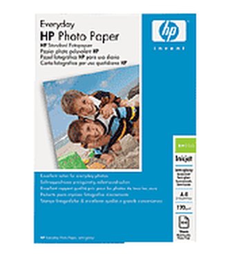 HP Everyday Glossy Photo Paper-25 sht/A4/210 x 297 mm, 200 g/m2, Q5451A