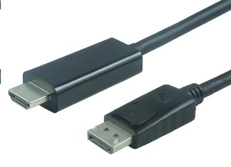 PREMIUMCORD Kabel DisplayPort 1.2 na HDMI 2.0, pro rozlišení 4Kx2K@60Hz, 3m PREMIUMCORD Kabel DisplayPort 1.2 na HDMI 2.0, pro rozlišení 4Kx2K@60Hz, 3m