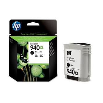 HP 940XL Black Ink Cart, 49 ml, C4906AE