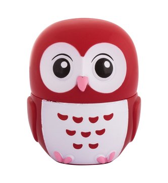 2K Lovely Owl Balzám na rty 3 g Strawberry Kiss pro děti