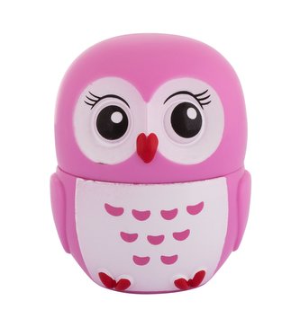 2K Lovely Owl Balzám na rty 3 g Raspberry Smoothie pro děti
