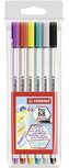 STABILO Pen 68 brush 6 ks pouzdro PVC