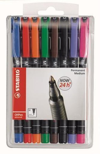 STABILO OHPen universal permanent M 8 ks Pouzdro