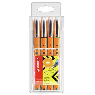 STABILO worker+ medium 4 ks Pouzdro