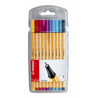STABILO point 88 10 ks Pouzdro Speciální Barvy