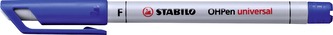 STABILO OHPen universal vodou rozpustný F modrá