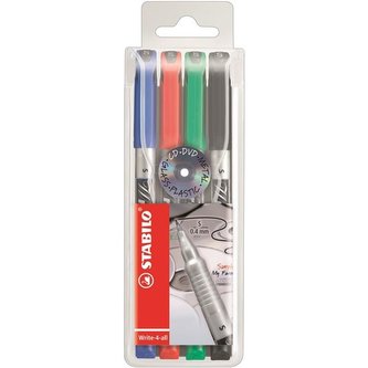 STABILO Write-4-all Superfine 4 ks Pouzdro