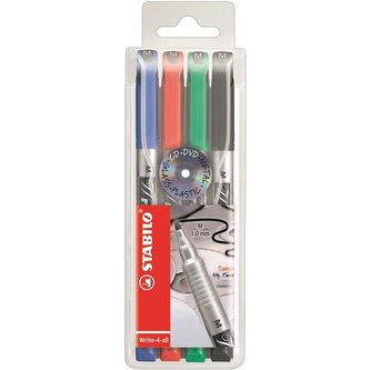 STABILO Write-4-all Medium 4 ks Pouzdro