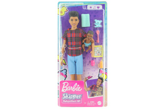 Barbie Chůva Ken + miminko/doplňky GRP14
