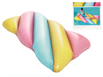 Lehátko nafukovací barevné 190x105cm max.90kg v krabičce