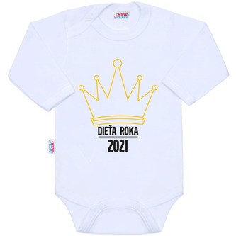 Body s potiskem New Baby Dieťa roka 2021 - velikost 62 (3-6m)