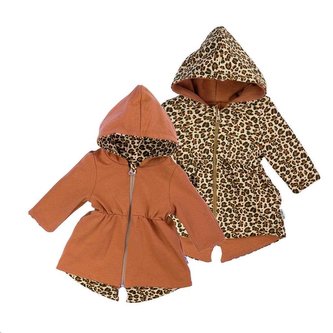 Oboustranná kojenecká mikina s kapucí Nicol Mia - velikost 74 (6-9m)