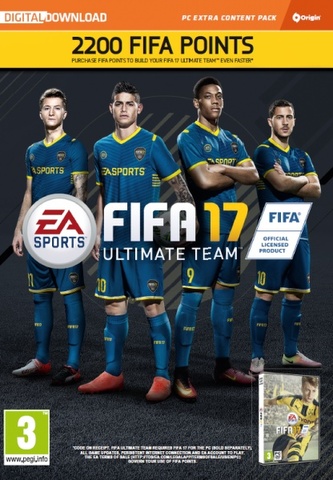 PC FIFA 17 2200 FUT POINTS
