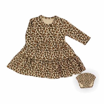 Kojenecké šatičky-body s dlouhým rukávem Nicol Mia - velikost 80 (9-12m)