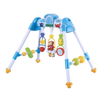 Dětská hrající edukační hrazdička BAYO premium blue