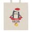 Bavlněná nákupní taška přírodní s potiskem New Baby veselé Vánoce