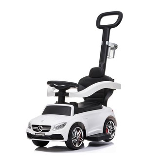 Odrážedlo s vodící tyčí Mercedes Benz AMG C63 Coupe Bayo white