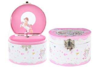 Hrací skříňka šperkovnice s koníkem