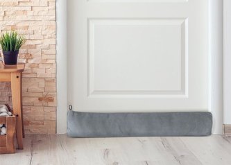 LIN - těsnící válec - Uni šedá - 15x90cm