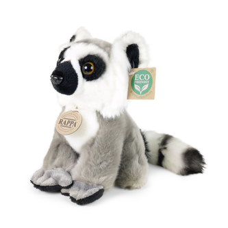Plyšový lemur sedící, 18 cm