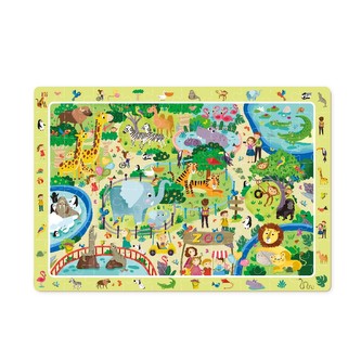 Puzzle V Zoo 45x31cm 80 dílků v krabici 25x16x6,5cm Puzzle V Zoo 45x31cm 80 dílků v krabici 25x16x6,5cm