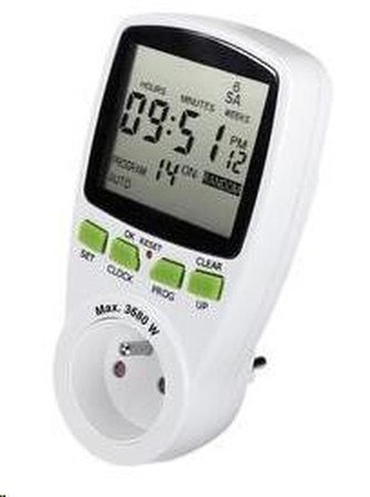 CONRAD Digitální spínací zásuvka Renkforce, IP20, 3680 W