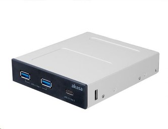 AKASA přední panel, 2x USB 3.1 Gen1, USB 3.1 Gen2 Type-C, interní