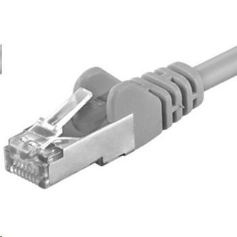 PREMIUMCORD Patch kabel CAT6a S-FTP, RJ45-RJ45, AWG 26/7 5m šedá PREMIUMCORD Patch kabel CAT6a S-FTP, RJ45-RJ45, AWG 26/7 5m šedá