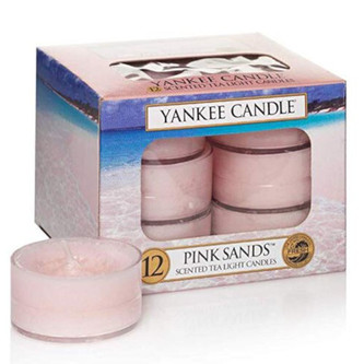 Yankee Candle Aromatické čajové svíčky Pink Sands 12 x 9,8 g unisex