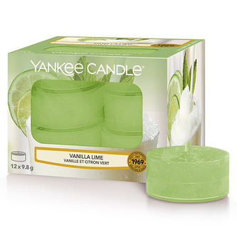 Yankee Candle Aromatické čajové svíčky Vanilla Lime 12 x 9,8 g unisex