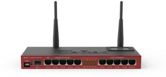 MikroTik RouterBOARD RB2011UiAS-2HnD-IN, 600MHz CPU, 128MB RAM, 10xLAN, LCD, 1xSFP slot, 1x microUSB, vč. L5 licence