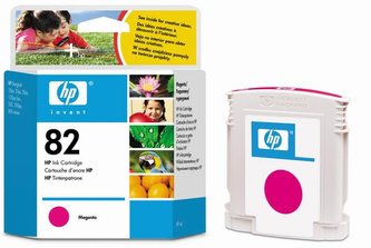 HP 82 Magenta DJ Ink Cart, 69 ml, C4912A