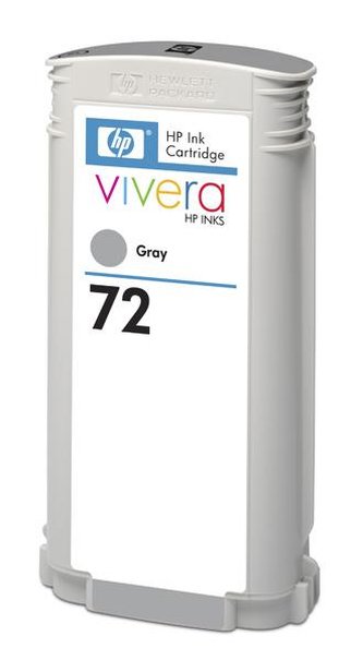 HP 72 Grey DJ Ink Cart, 130 ml, C9374A