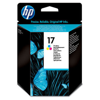 HP 17 Tri-color Ink Cart, 15 ml, C6625A