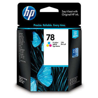 HP 78 Tri-color Ink Cart, 19 ml, C6578D