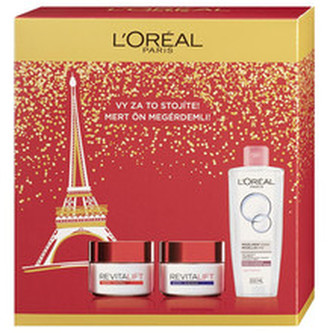 L´Oréal Paris Revitalift denní pleťový krém Revitalift 50 ml + noční pleťový krém Revitalift 50 ml + micelární voda 200 ml