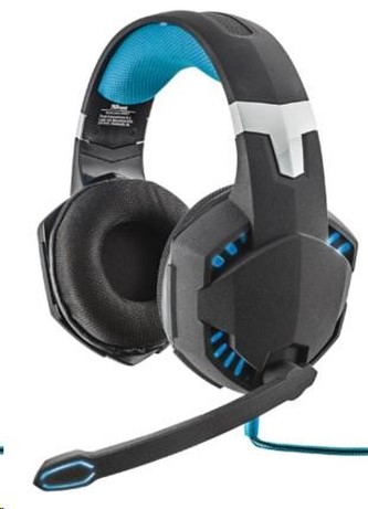 TRUST Sluchátka s mikrofonem GXT 363 7.1 Bass Vibration Headset - černo/modré