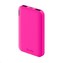 Celly powerbanka Energy, 5000 mAh, 2x USB, růžová