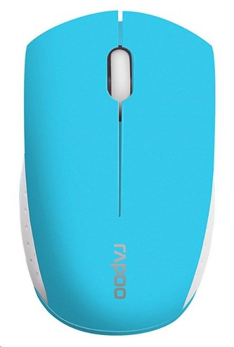 RAPOO myš M3360 Mini, optická, bezdrátová, 2.4G, modrá