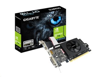 GIGABYTE VGA NVIDIA GeForce GT 710, 2GB GDDR5, 1xDVI-D, 1xHDMI, 1xD-SUB