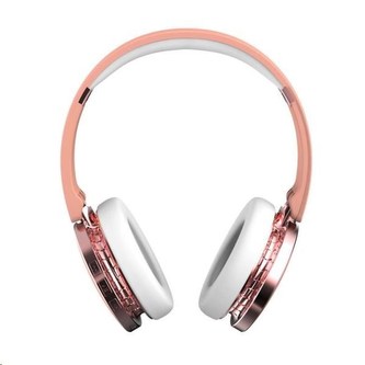 Celly BT stereo sluchátka s mikrofonem, růžová