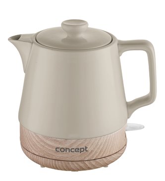 RK0061 Rychlovarná konvice keramická 1,0 l, kávová