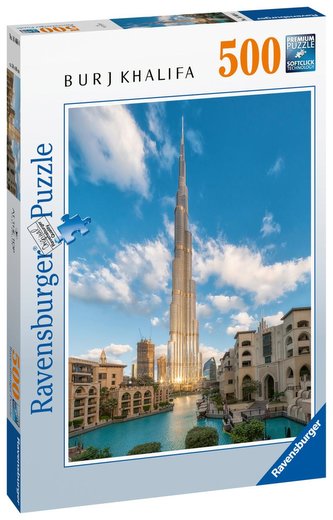 Ravensburger Puzzle - Burj Khalifa, Dubaj 500 dílků