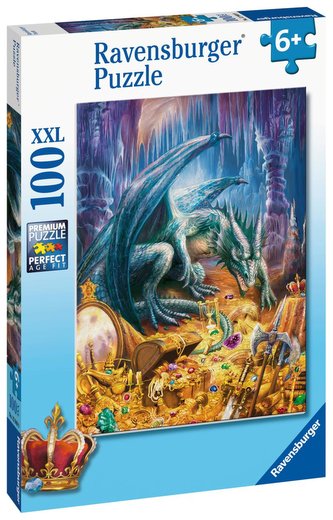 Ravensburger Puzzle - Dračí poklad 100 dílků