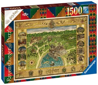 Harry Potter: Mapa Bradavic 1500 dílků